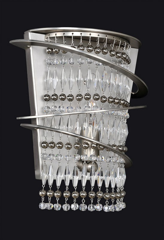 Bertalli 1 Light Wall Bracket W/Brushed Nickel