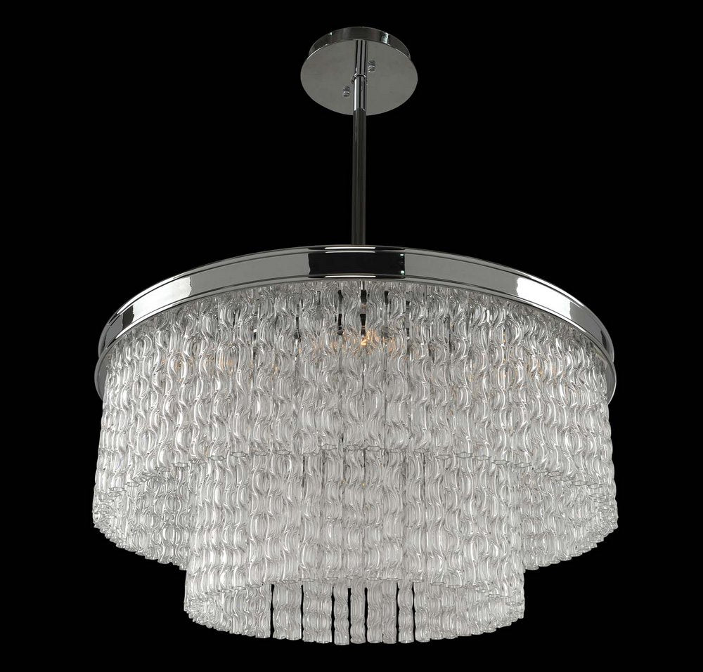 Belluno 33 in. Round Flush Mount