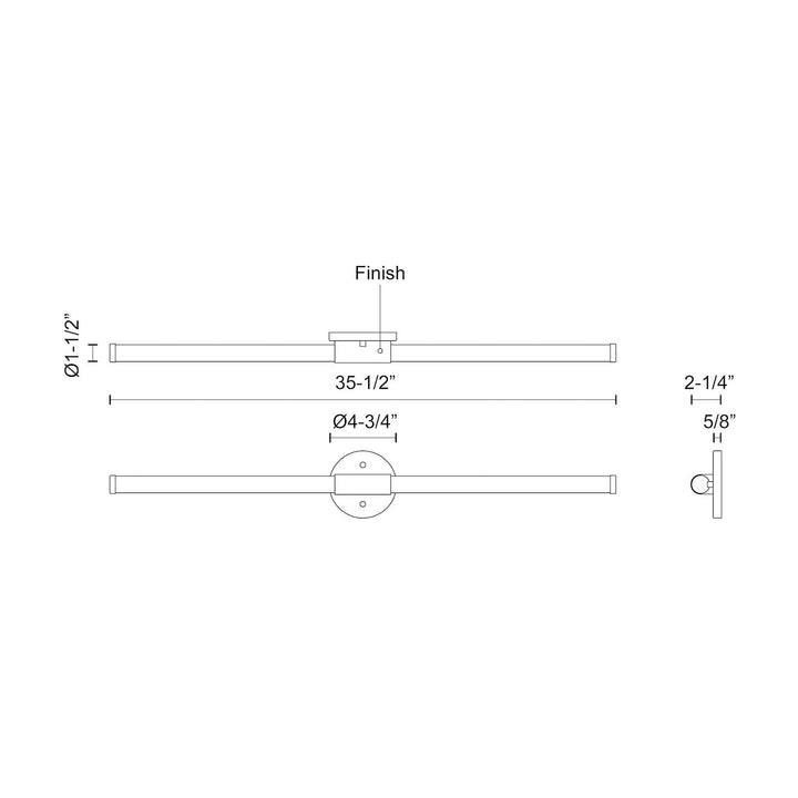 Akari 36-in Vanity Light