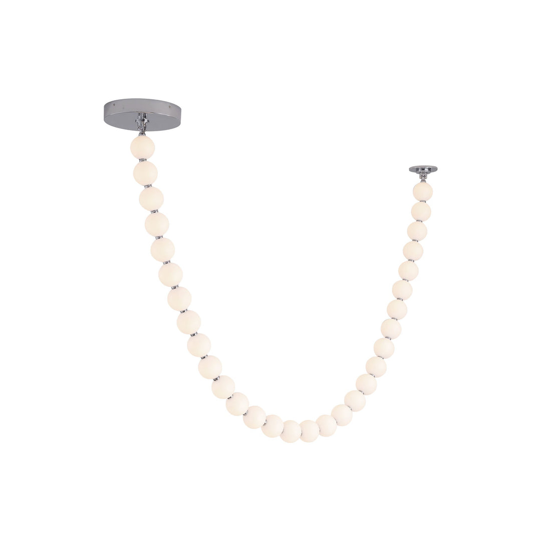 Akoya 104-in Chrome LED Pendant