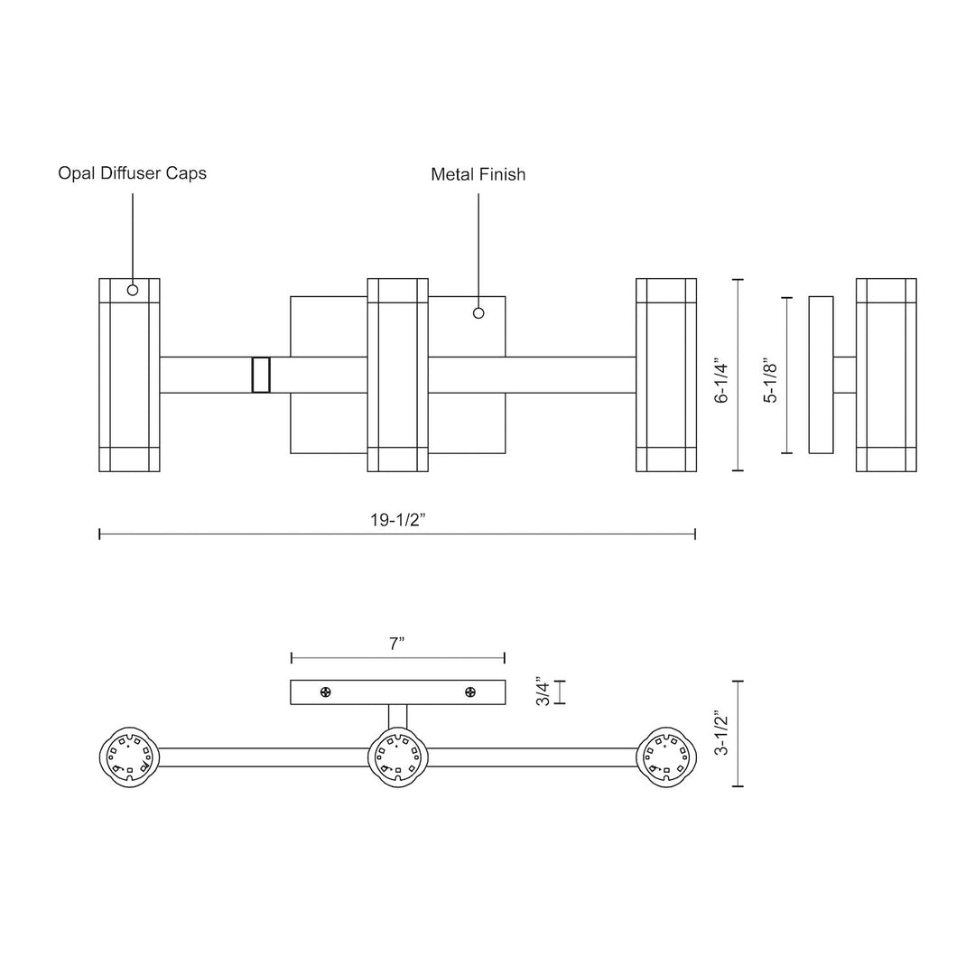 Brazen 20-in Vanity Light