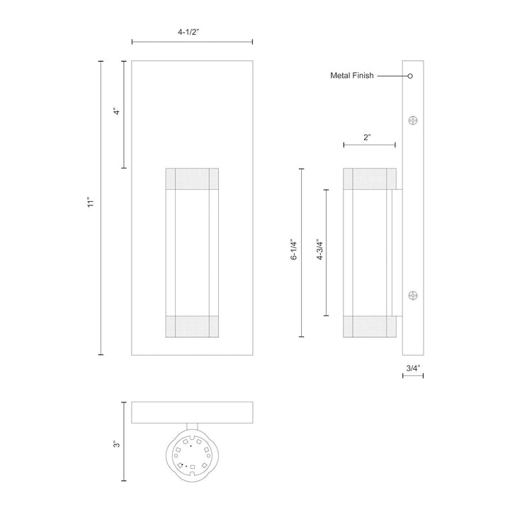 Brazen 5-in Wall Sconce