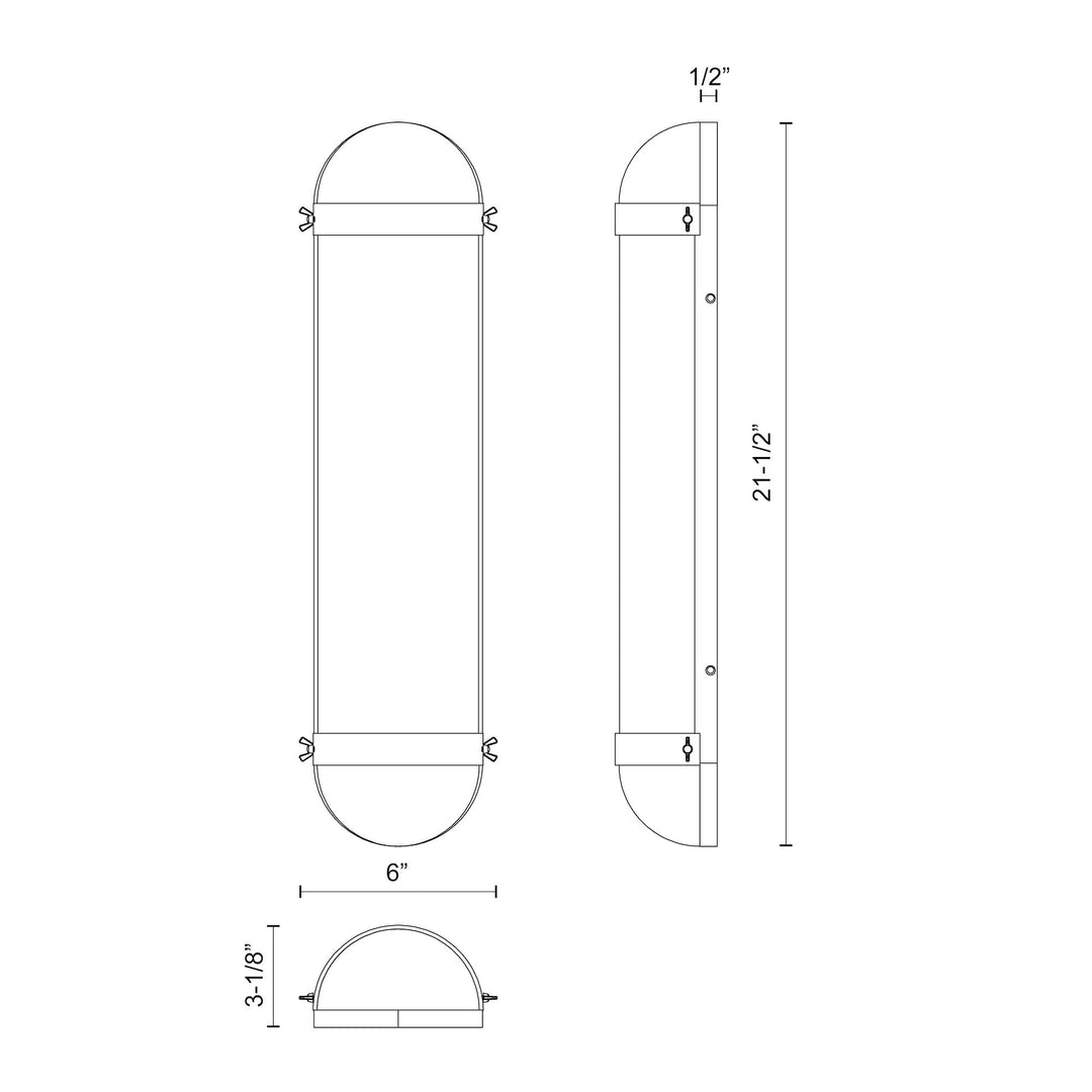 Cyrus 6-in Vanity Light