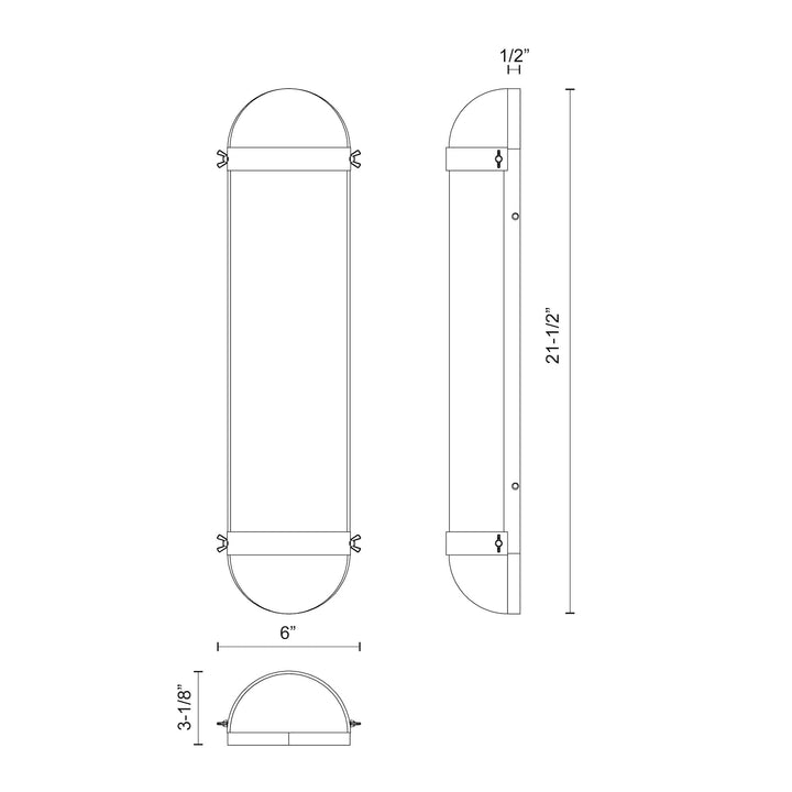 Cyrus 6-in Vanity Light