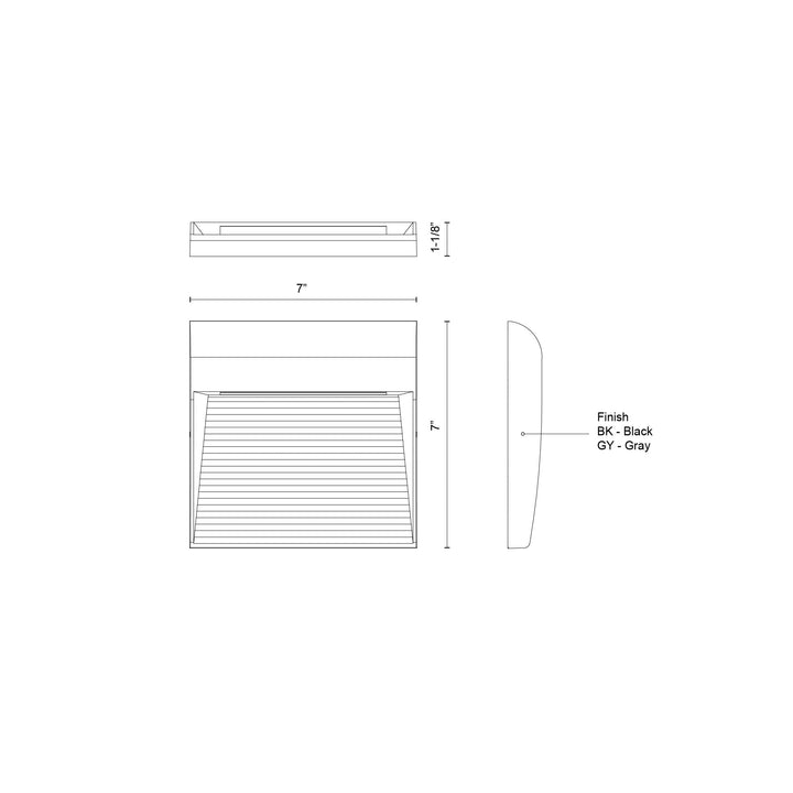 Casa 7-in Exterior Wall Sconce