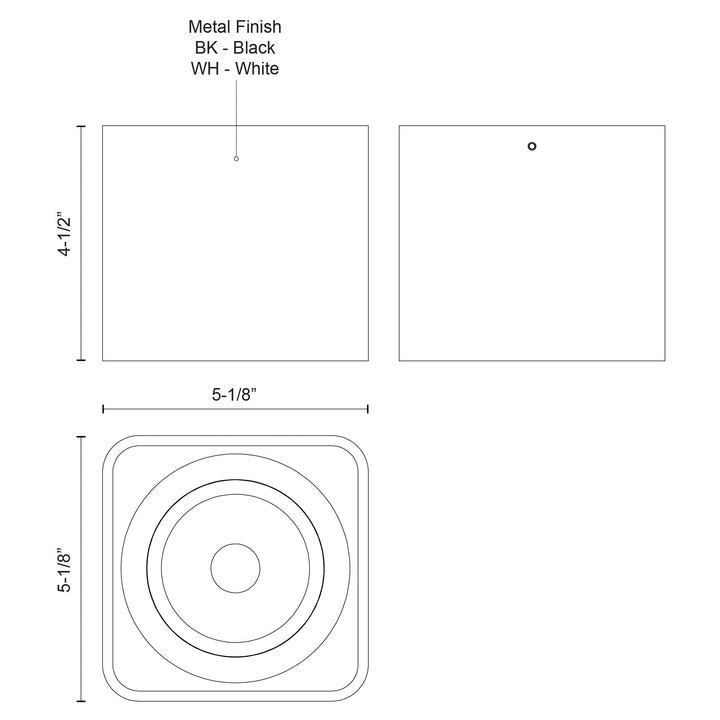Falco 5-in Flush Mount