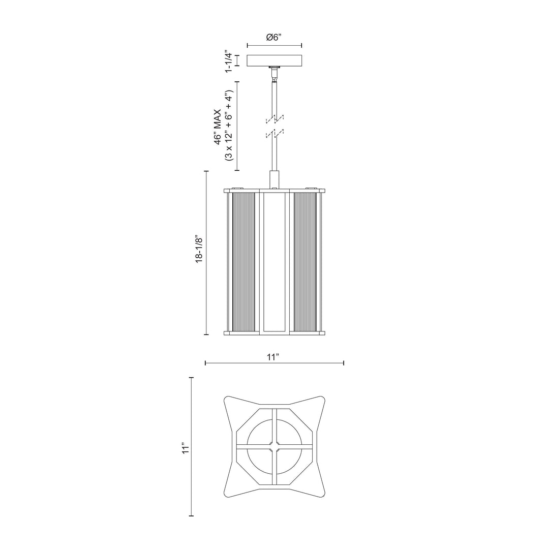 Sabre 11-in Pendant