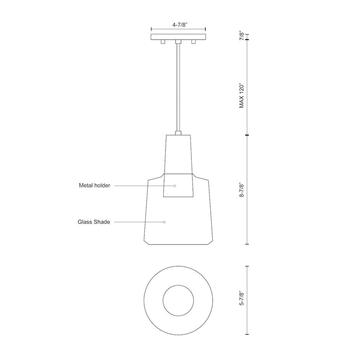Samson 6-in Pendant