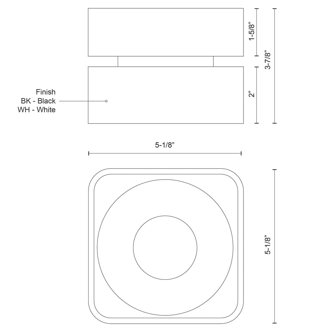 Solo 4-in Flush Mount