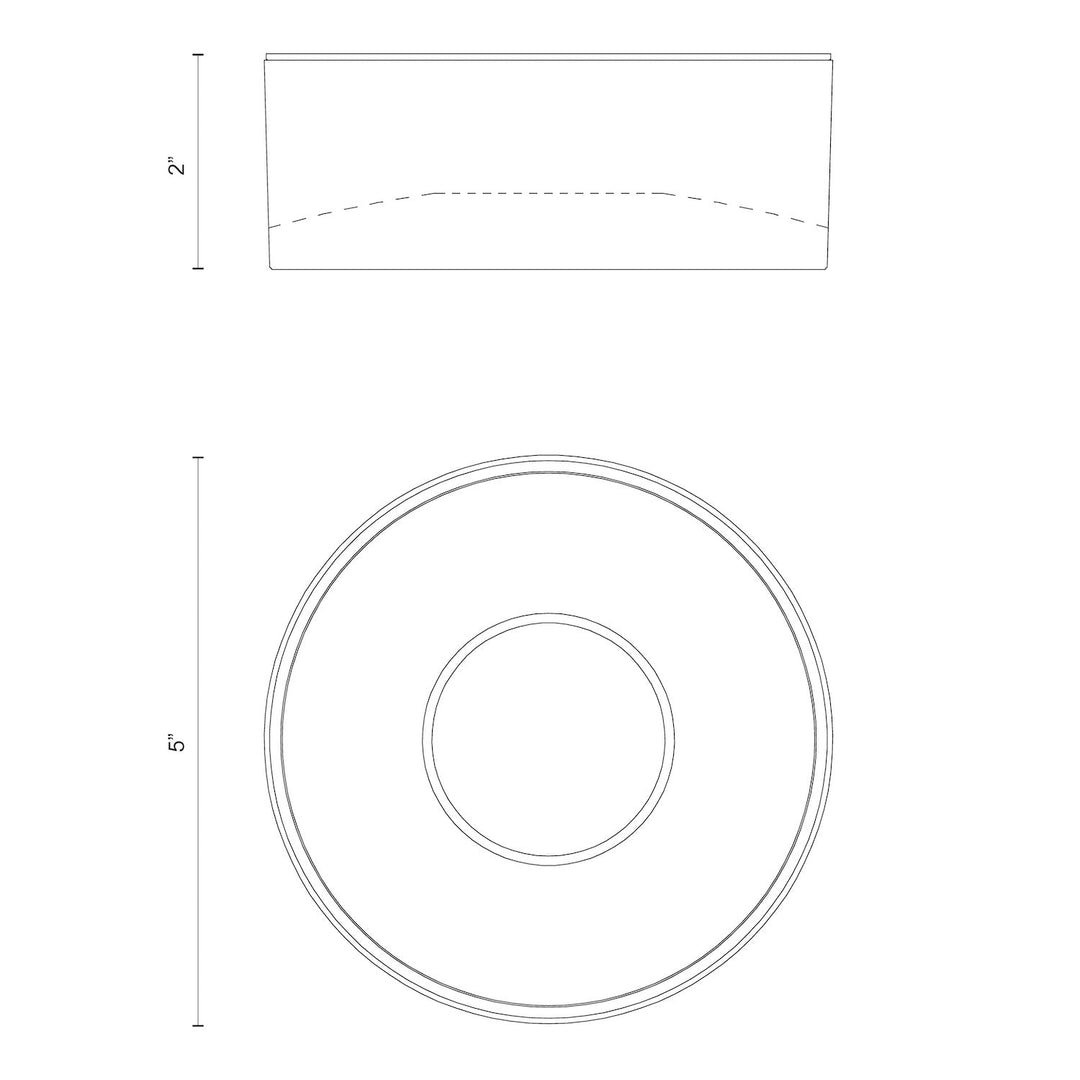 Trenton 5-in Exterior Ceiling