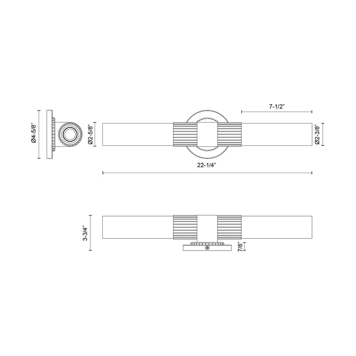 Rue 22-in Vanity Light