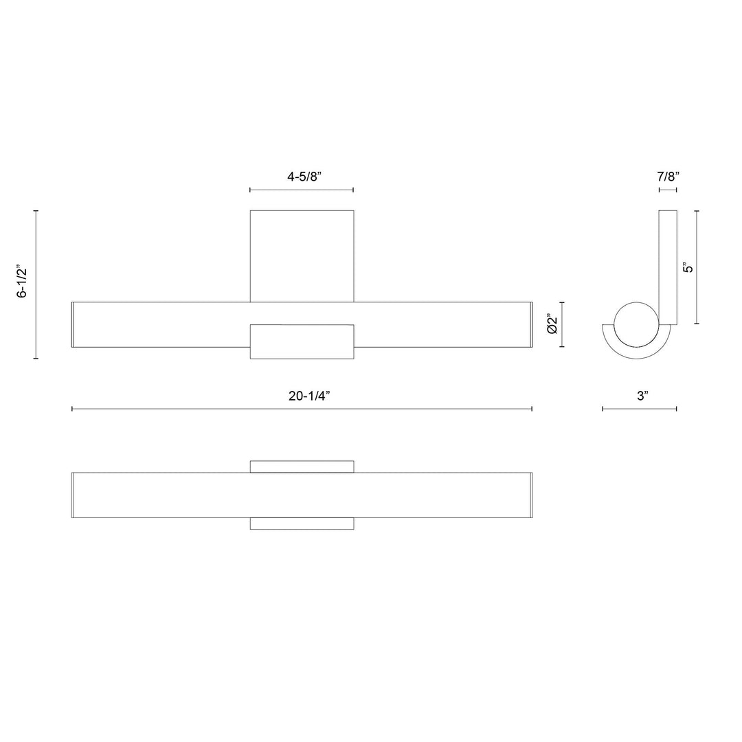 Apollo 20-in Wall/Vanity Light