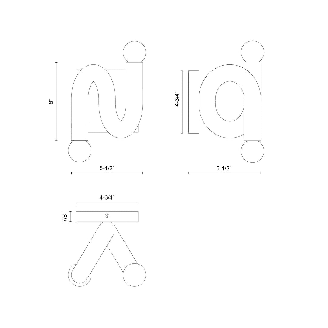 Sadie 6-in Wall/Vanity Light