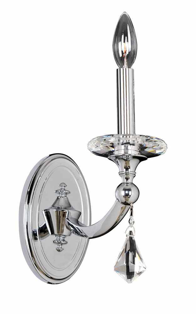 2-Light Wall Bracket from the Titian collection. Inspired by flowing drapery, with clear Firenze or Swarovski crystals draped from laser-cut S-shapes, finished in Allegri’s Two-Tone Silver for a modern take on classic elegance.