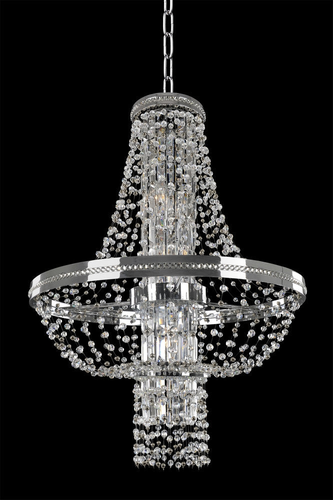 Carravagio 12 in. Round Convertible Pendant/Flush Mount