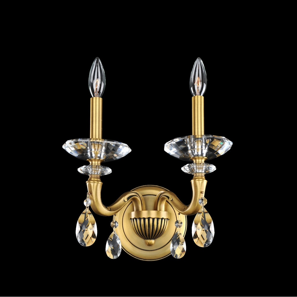 3.2 Light Wall Bracket. The Praetorius Collection features timeless modern lighting with a crystal-accented stem, ornate flourishes in French Gold or Sienna Bronze, Clear Firenze bobeches, and Swarovski or Firenze crystals for sparkle and glamour.