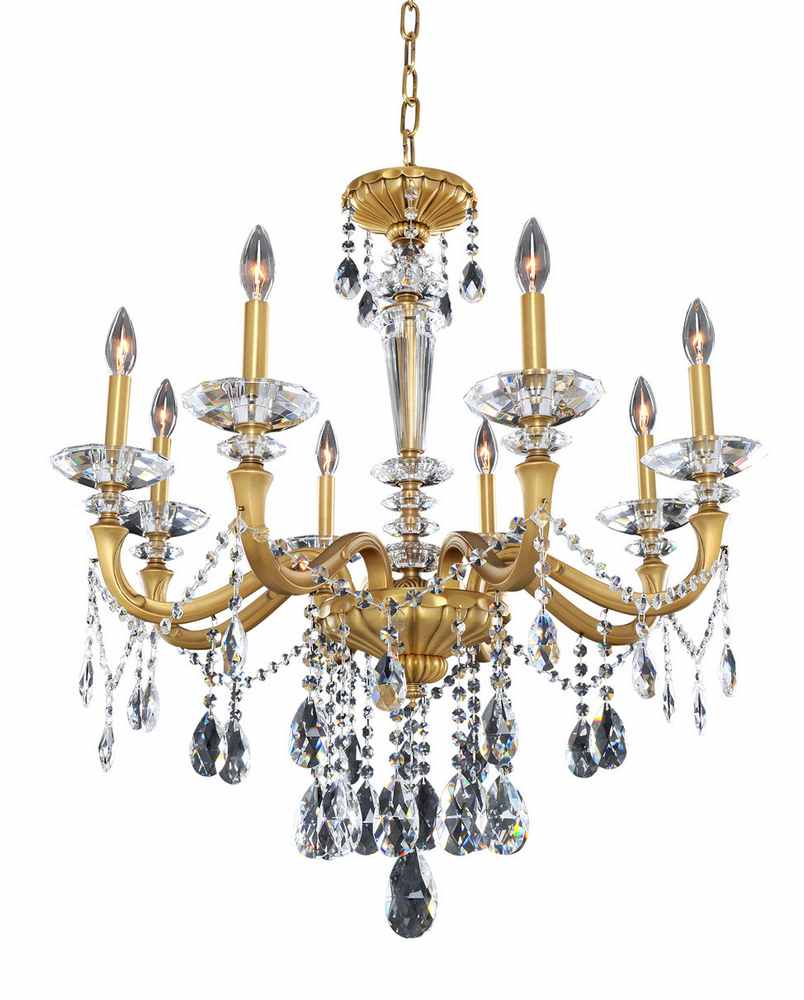 1.3 Light Wall Bracket. The Praetorius Collection offers timeless modern lighting with a crystal-accented stem, ornate flourishes in French Gold or Sienna Bronze, Clear Firenze bobeches, and Swarovski or Firenze crystals that add sparkle and glamour.