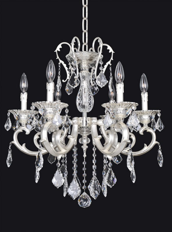 3.5 Light Flush Mount. The Praetorius Collection showcases timeless modern design with a crystal-accented stem, ornate flourishes in French Gold or Sienna Bronze, Clear Firenze bobeches, and Swarovski or Firenze crystals for radiant glamour.