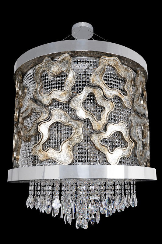 5.4 Light Table Lamp. The Praetorius Collection presents timeless modern lighting with a crystal-accented stem, ornate flourishes in French Gold or Sienna Bronze, Clear Firenze bobeches, and Swarovski or Firenze crystals for elegant brilliance.