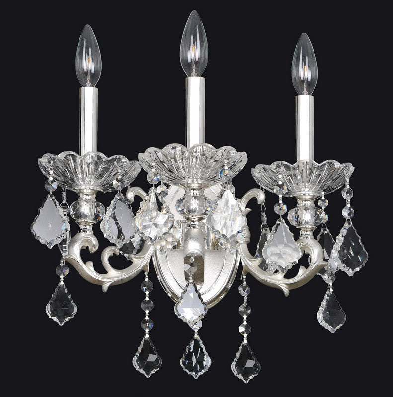 2.8 Light Chandelier. The Brahms Collection, inspired by Vienna’s Schloss Schönbrunn chandeliers, is available in Chrome or Rose Gold finishes with crystal drops and drapes, creating sumptuous fixtures that stand as elegant works of art.