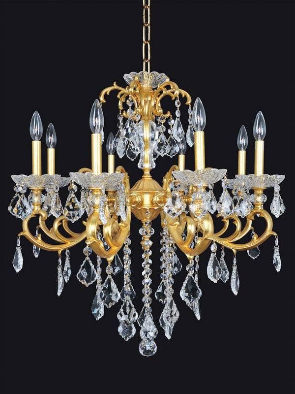 2.3 Light Wall Bracket. The Haydn Collection blends modern design with traditional acanthus leaves, featuring an ornate stem, sweeping curves in Aged Bronze or Antique Brass, Clear Firenze bobeches, and dangling crystals for added sparkle.