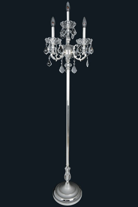2.6 Light Chandelier. The Haydn Collection merges modern style with traditional acanthus leaves. An ornate stem and sweeping curves in Aged Bronze or Antique Brass are crowned with Clear Firenze bobeches, while dangling crystals add sparkle and glamour.