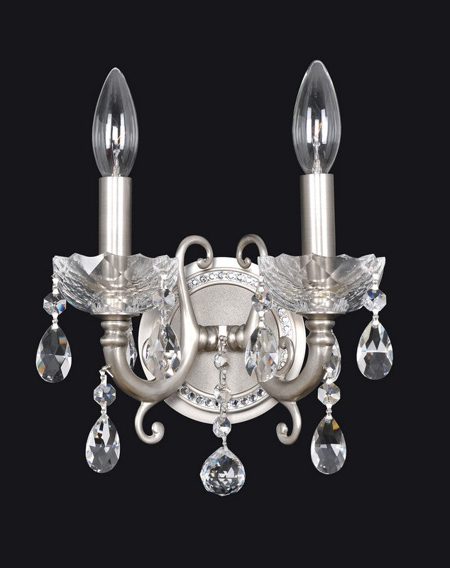 2.3 Light Semi-Flush. The Haydn Collection combines modern fixtures with traditional acanthus leaves. An ornate stem and curves in Aged Bronze or Antique Brass are crowned with Clear Firenze bobeches, while dangling crystals add sparkle and glamour.