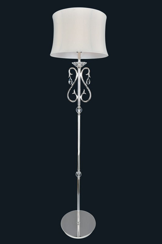 2.4 Light Chandelier. The Faure Collection merges modern and traditional, with curves in Two-tone Gold or Aged Bronze, Clear and Smoke Fleet Argentine bobeches, and Swarovski or Firenze crystals.