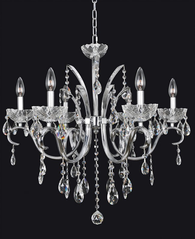 2.6 Light Floor Lamp. The Faure Collection blends timeless curves in Two-tone Gold or Aged Bronze, Clear and Smoke Fleet Argentine bobeches, and Swarovski or Firenze crystals for sparkle.