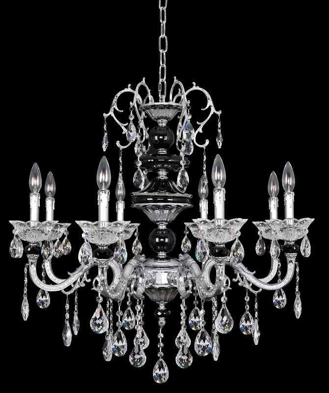 12 Light Flush Mount. The Gabrieli Collection blends tradition and modernity with elegant curls in Allegri’s Two-tone Silver finish. Adorned with Firenze or Swarovski Elements crystals and optional shades, it brings sparkle, softness, and timeless style.