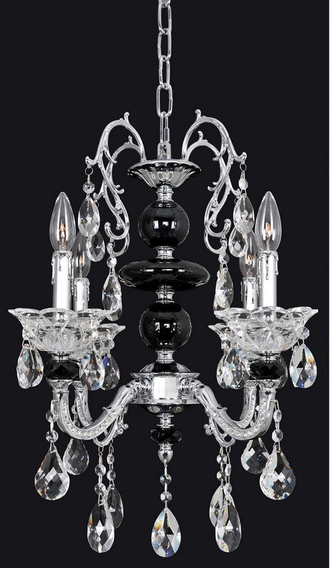 6 Light Chandelier. The Gabrieli Collection pairs elegant curls in Allegri’s Two-tone Silver finish with Firenze or Swarovski Elements crystals. Optional shades add softness, creating a refined balance of traditional charm and modern elegance.