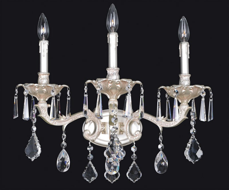 2.8 Light Chandelier. The Barret Collection, inspired by Victorian lighting, pairs elegant curves with hand-laid crystal channels, Allegri’s exclusive finishes, multi-faceted bobeches, and clear with golden drops for subtle brilliance.