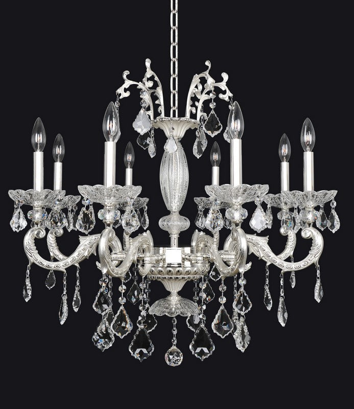 Lemire 8 Light Flush Mount W/Chrome