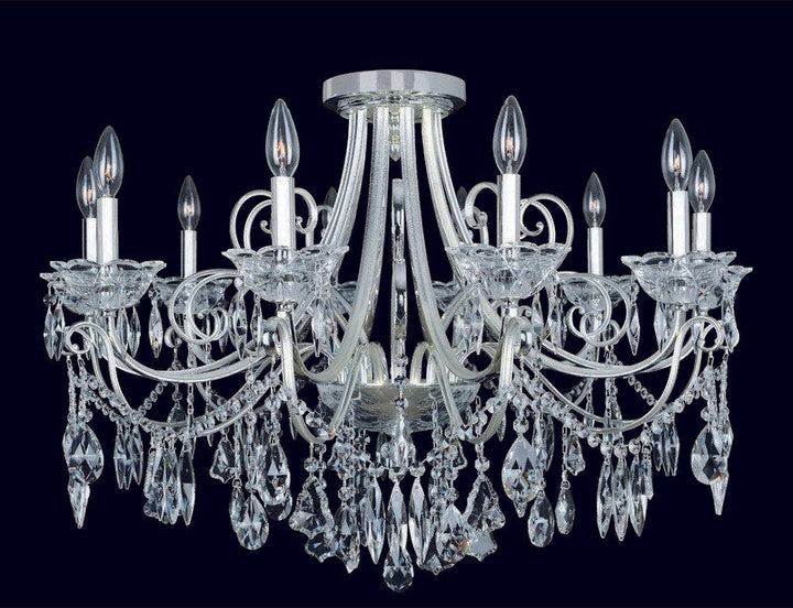 Lemire 2 Light Flush Mount W/Antique Gold