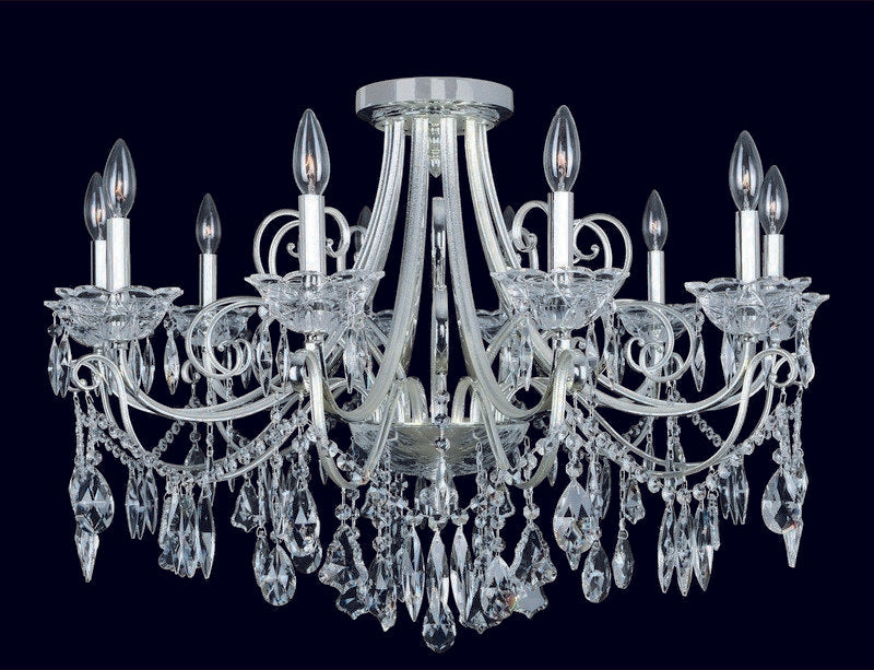 Lemire Antique Gold 2-Light Flush Mount