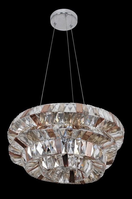 Orecchini 25.5 in. Round Chandelier 9 Light