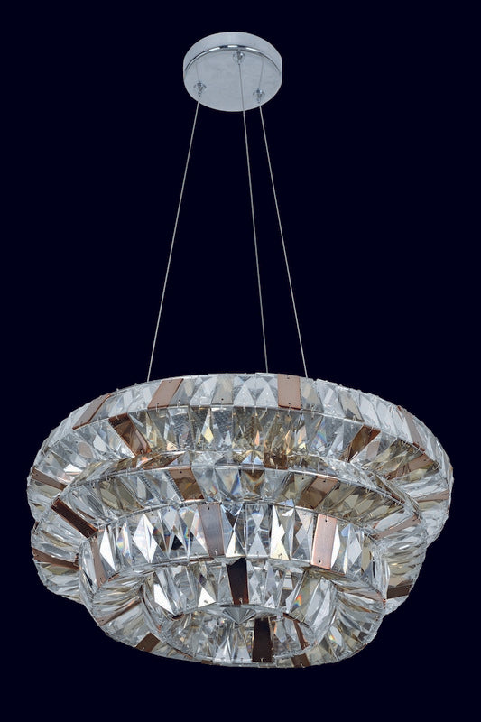Orecchini 29 in. Round Chandelier 9 Light