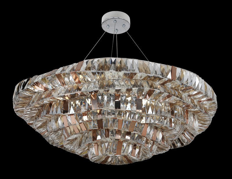 Orecchini 32.5 in. Round Chandelier 12 Light
