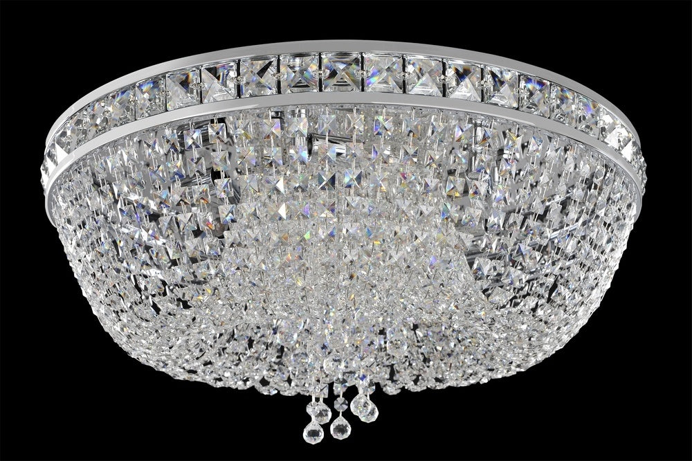 2.2 Light Wall Bracket. Tradition meets Art Deco with curves in Two-tone Silver, prismatic crystal bobeches, and dangling Firenze or Swarovski crystals for a touch of sparkle.