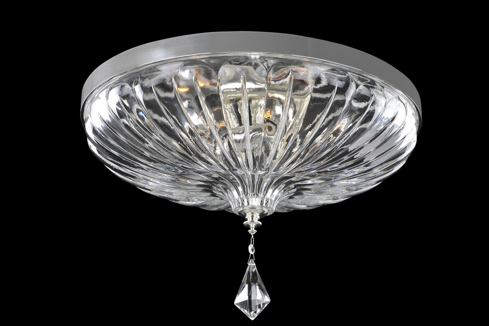60 Light Chandelier. Modern meets traditional with Firenze crystal orbs, glass curves, and bobeches. Dangling crystals sparkle as the Chrome finish fades away.