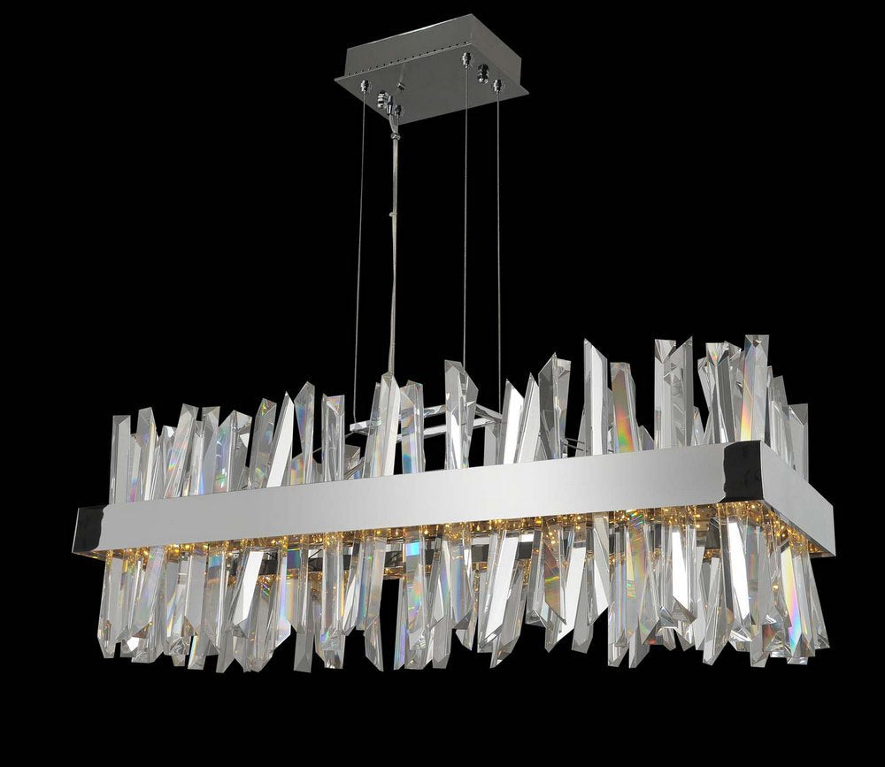 Napoli 18 in.D Pendant W/Clear Firenze