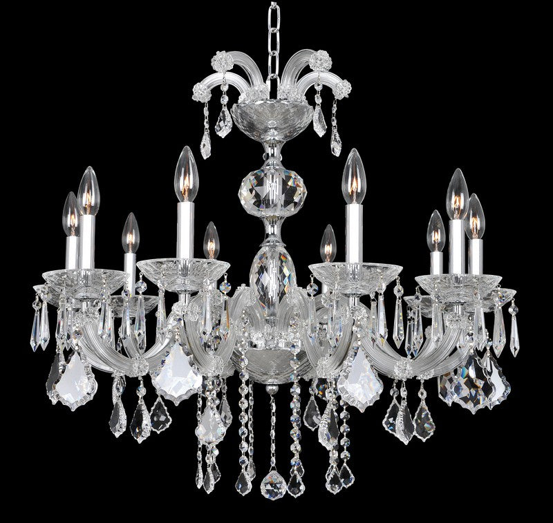 1.5 Light Table Lamp. The Mendelssohn Collection blends modern design with classic elegance, featuring golden curves, Fleet Gold Firenze bobeches, and draped Swarovski or Firenze crystals for sparkle and romance.