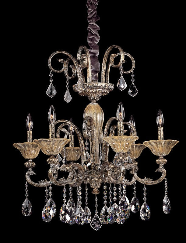 15.5 in. Convertible Round Pendant/Flush Mount. The Botticelli Collection, inspired by The Birth of Venus, features Allegri’s exclusive hand-blown crystal wands cascading like flowing hair, paired with a Chrome finish for a modern yet timeless look.