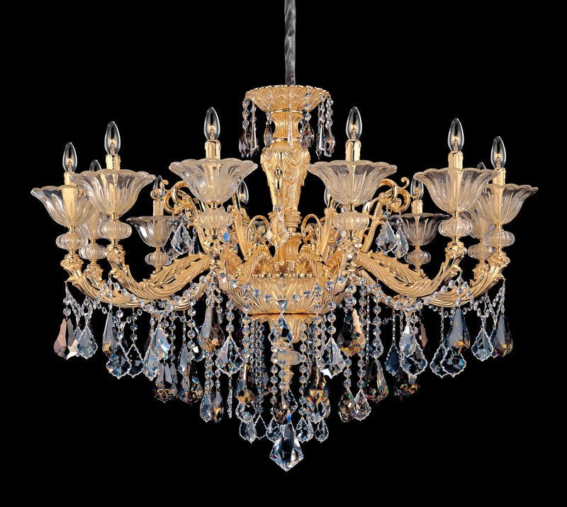 1.3 Light Flush Mount. The Tiepolo Collection, inspired by Baroque Ca’Rezzonico chandeliers, showcases crystal bead petals in Clear Firenze or Swarovski on a Sienna Bronze frame, with Silver Leaf stems accenting the shimmer.