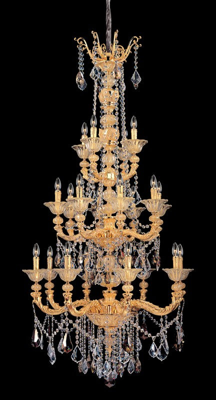 2.3 Light Flush Mount. The Tiepolo Collection, inspired by Baroque Ca’Rezzonico chandeliers, showcases crystal bead petals in Clear Firenze or Swarovski on a Sienna Bronze frame, with Silver Leaf stems accenting the shimmer.