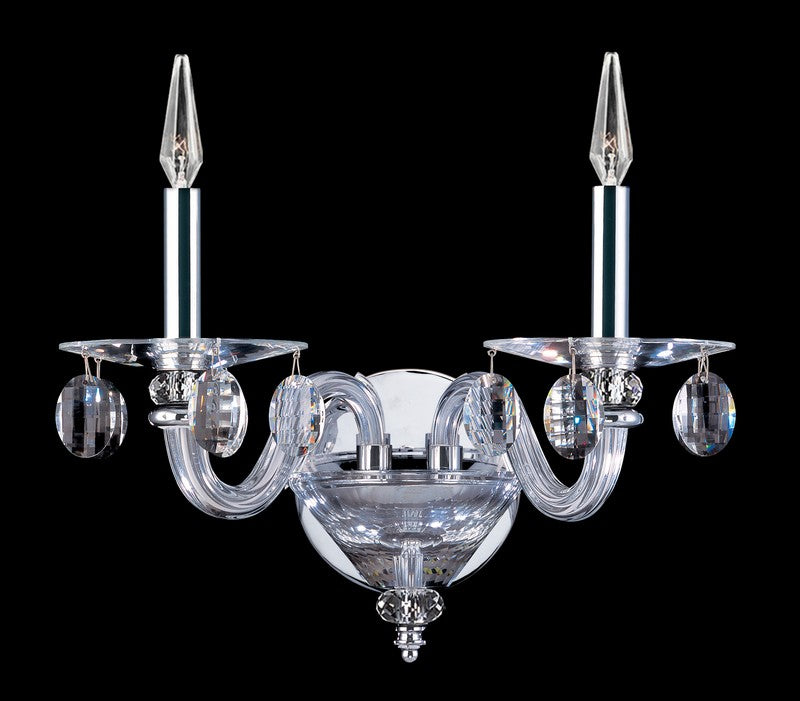 35 in. Round Pendant – Sleek modern style with U-shaped tiers of Clear Prism crystals tipped with Square Stones, finished in Chrome. Available in four shapes, timeless for any space.