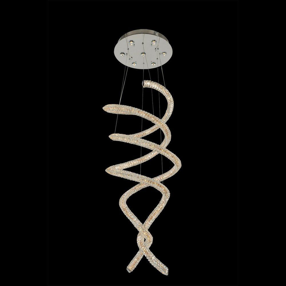Bartolome 6 LED Mini Round Pendant W/Swarovski Elements Crystal
