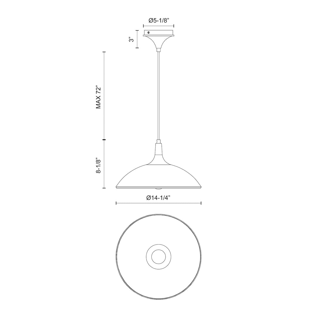 Abel 14-in Pendant