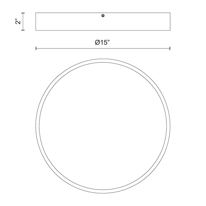 Adelaide 15-in Flush Mount