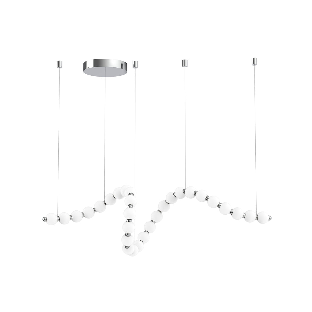 Akoya 29 Head Chrome LED Chandeliers